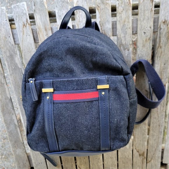 TOMMY HILFIGER Blue Denim Backpack Bag main image 4